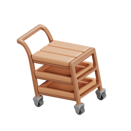 Dinning Cart  3D Icon