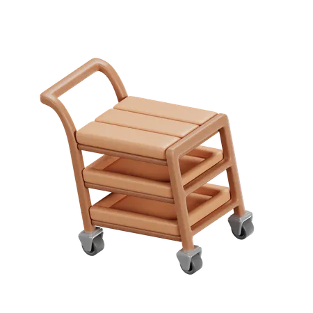 Dinning Cart  3D Icon