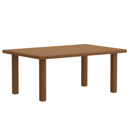 Dinning Table  3D Illustration