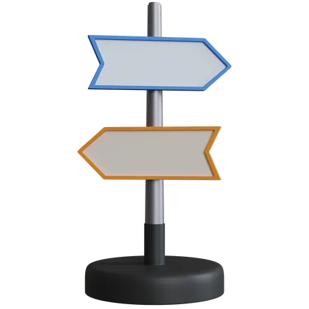 Direction Board  3D Icon