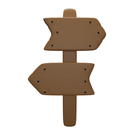 Direction Board  3D Icon