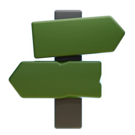 Direction Board  3D Icon