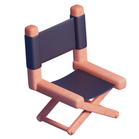 Director Chair  3D Icon