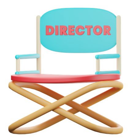 Director Chair  3D Icon