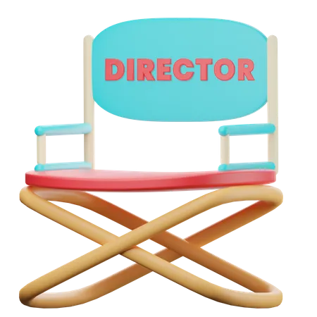 Director Chair  3D Icon