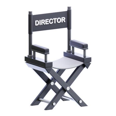 Director Chair  3D Icon