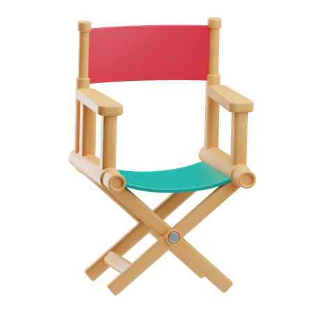 Director Chair  3D Icon