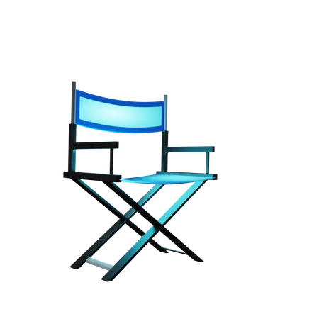 Director Chair  3D Illustration