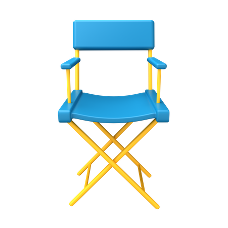 Director Chair  3D Illustration