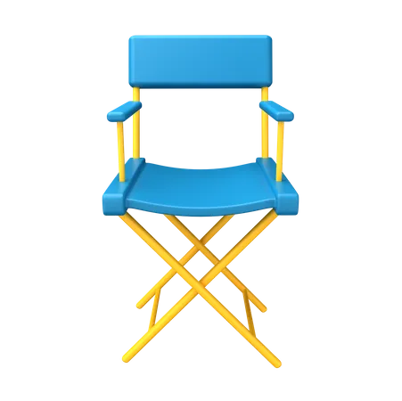 Director Chair  3D Illustration