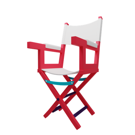 Director Chair  3D Illustration