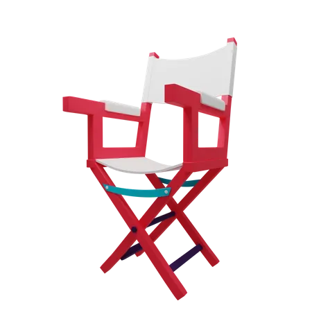 Director Chair  3D Illustration