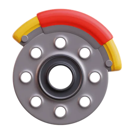 Disc Brake  3D Icon