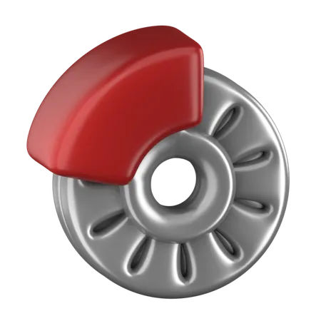 Disc Brake  3D Icon