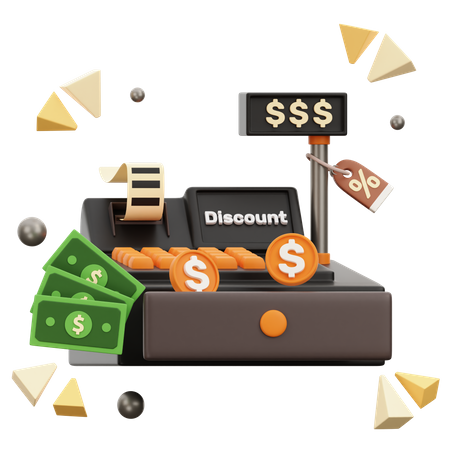 Discount  3D Icon