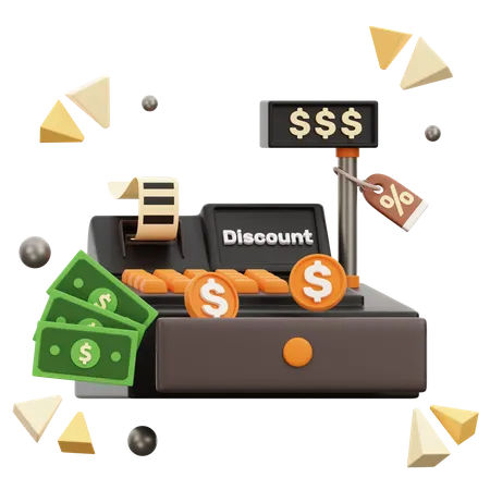 Discount  3D Icon