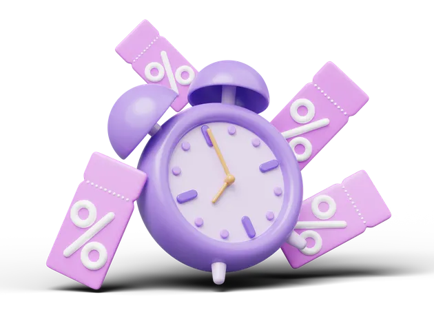 Discount Deadline  3D Icon