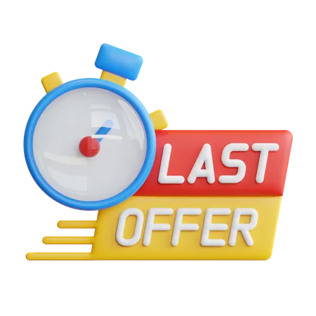 Discount Deadline  3D Icon