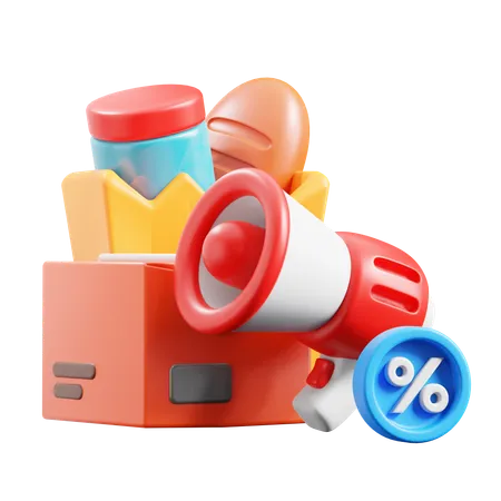 Discount Promotion  3D Icon