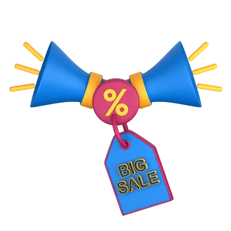 Discount Promotion  3D Icon