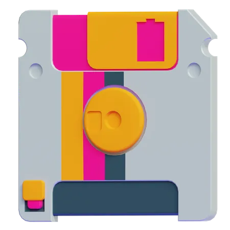 Diskette  3D Icon