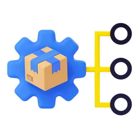 Distribuidor  3D Icon