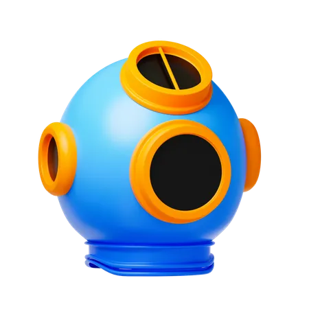 Diving Helmet  3D Icon