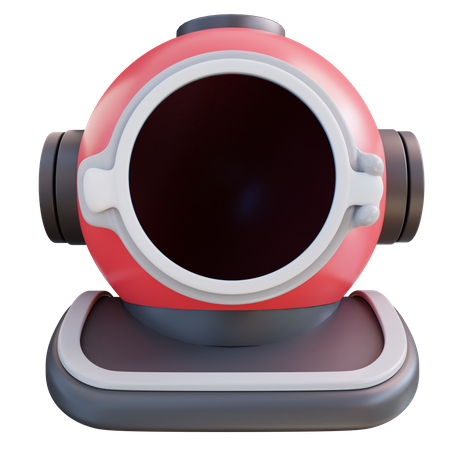 Diving Helmet  3D Icon