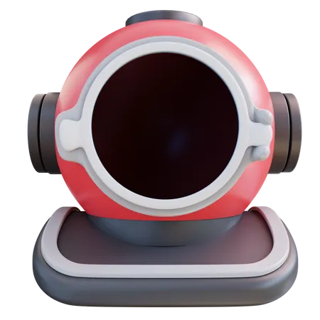 Diving Helmet  3D Icon