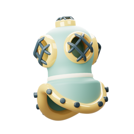 Diving Helmet  3D Icon