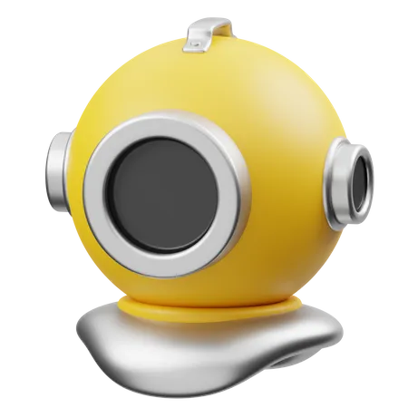 Diving Helmet  3D Icon