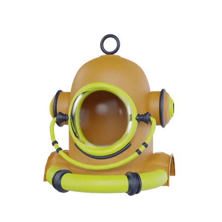 Diving Helmet  3D Icon