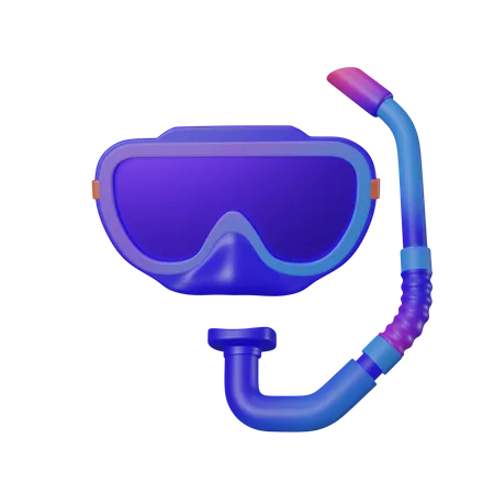 Diving Mask  3D Icon