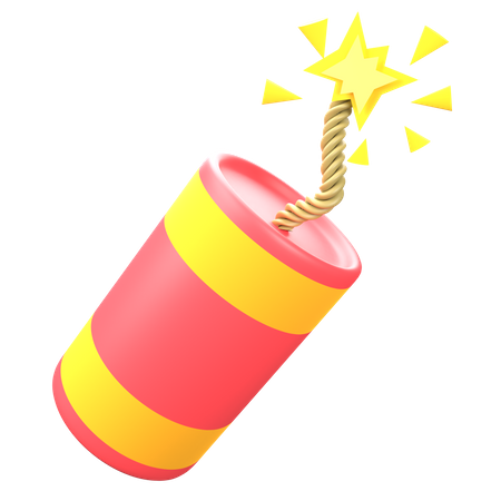 Diwali Crackers  3D Icon