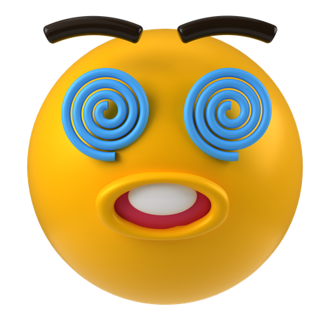 Dizzy Face  3D Icon