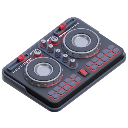 Conjunto de DJ  3D Icon