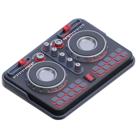 Conjunto de DJ  3D Icon