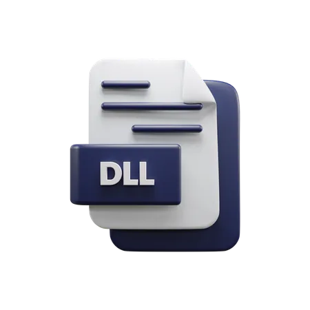 Dll File  3D Icon