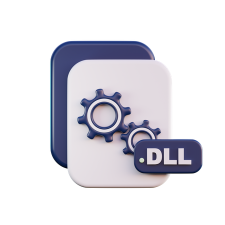 Dll File  3D Icon