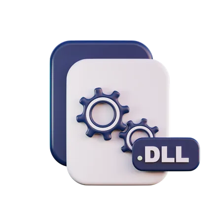 Dll File  3D Icon