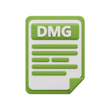 Dmg file  3D Icon