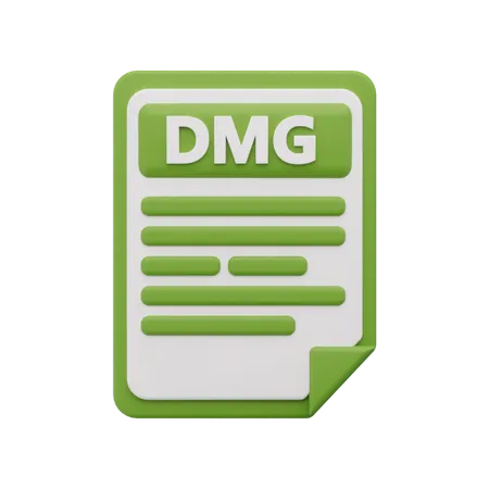 Dmg file  3D Icon