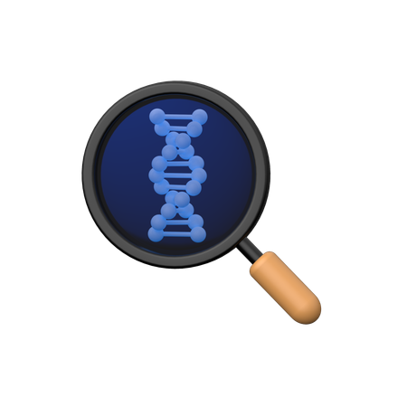 DNA-Identifizierung  3D Icon