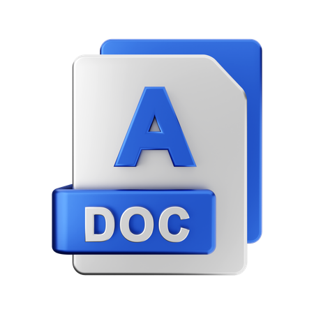 DOC File  3D Illustration