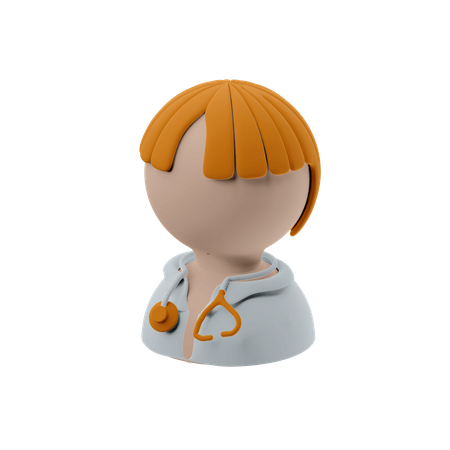 Médecin  3D Illustration