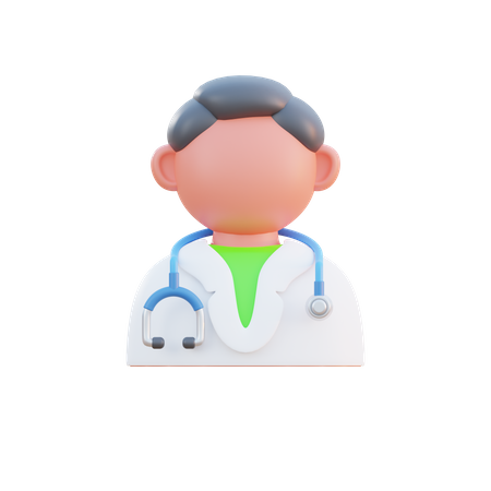 Médecin  3D Illustration