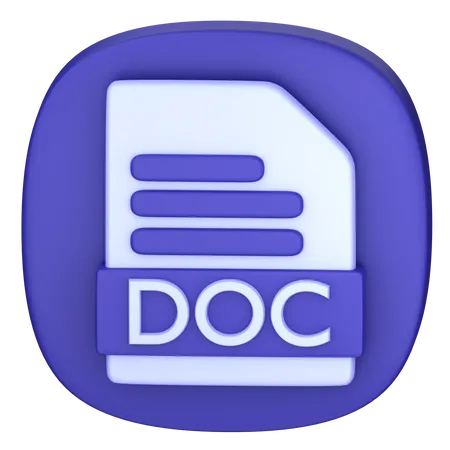 Document  3D Icon