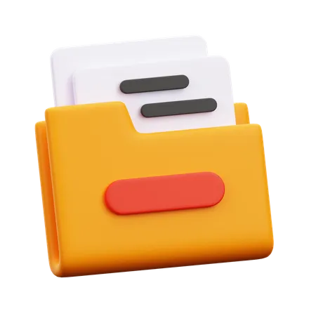 Document  3D Icon