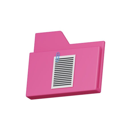 ドキュメントフォルダ  3D Icon