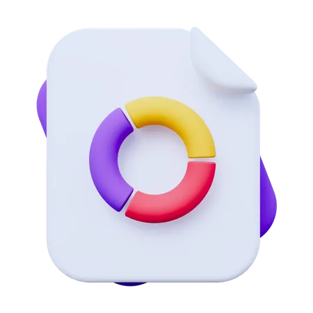 Graphique de document  3D Icon